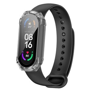 Set de Protecție 360° pentru Xiaomi Smart Band 7 / 7 NFC – Carcasa + Folie din Sticla Securizata, Claritate HD, Design Elegant - Clear