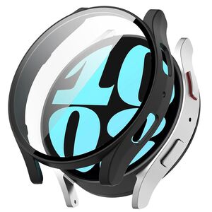 Set de Protecție 360° pentru Samsung Galaxy Watch 6 (40mm) – Carcasa cu protectie ecran, Claritate HD, Design Elegant - Negru