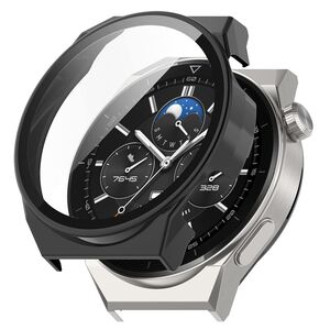 Set de Protecție 360° pentru Huawei Watch GT 3 Pro (46mm) – Carcasa cu protectie ecran, Claritate HD, Design Elegant - Negru