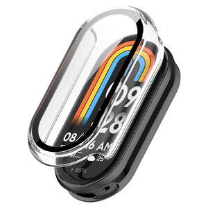 Set de Protecție 360° pentru Xiaomi Mi Band 9 / 9 NFC – Carcasa cu protectie ecran, Claritate HD, Design Elegant - Transparent