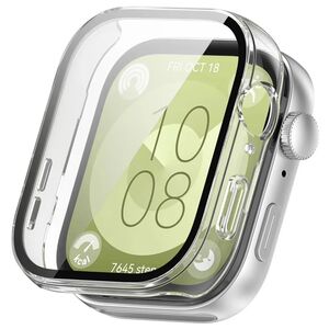 Set de Protecție 360° pentru Huawei Watch Fit 3 – Carcasa cu protectie ecran, Claritate HD, Design Elegant - Transparent