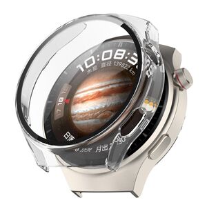 Set de Protecție 360° pentru Huawei Watch 4 – Carcasa cu protectie ecran, Claritate HD, Design Elegant - Transparent