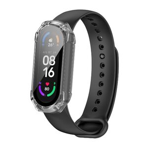 Set de Protecție 360° pentru Xiaomi Mi Band 4 / 5 / 5 NFC / 6 / 6 NFC – Carcasa cu protectie ecran, Claritate HD, Design Elegant - Transparent