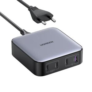 Statie incarcare 100w, usb, 3x type-c, fast charge, cablu inclus - ugreen cd328 (90928) - black