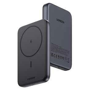Baterie Externa Magnetic Wireless, Type-C, 10000mAh, 20W, 5V/3A - Ugreen PB561 (25919) - Grey