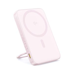 Acumulator Extern Type-C, Qi2, 20W, 5000mAh, with Cable Type-C - Baseus PicoGo (P10076800213-01) - Pink