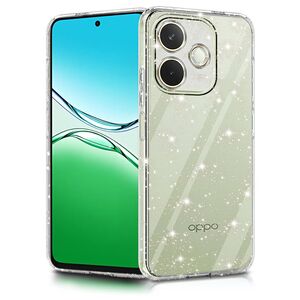 Husa pentru  Oppo A5 Pro 5G cu sclipici Liquid Crystal Glitter, Transparent