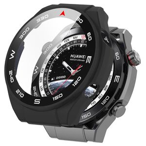 Set de Protecție 360° pentru Huawei Watch Ultimate – Carcasa cu protectie ecran, Claritate HD, Design Elegant - Negru