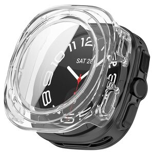 Set de Protecție 360° pentru Samsung Galaxy Watch Ultra (47mm) – Carcasa cu protectie ecran, Claritate HD, Design Elegant - Transparent
