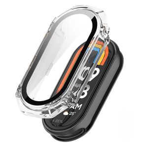 Set de Protecție 360° pentru Xiaomi Mi Band 8 / 8 NFC – Carcasa cu protectie ecran, Claritate HD, Design Elegant - Transparent