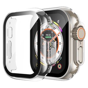 Set de Protecție 360° pentru Apple Watch Ultra / Ultra 2 – Carcasa cu protectie ecran, Claritate HD, Design Elegant - Transparent