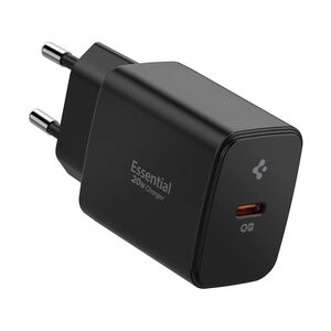 Incarcator pentru Priza, 20W, Type-C, GaN, Fast Charging - Spigen Essential (EE201EU) - Black