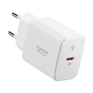Incarcator pentru Priza, 20W, Type-C, GaN, Fast Charging - Spigen Essential (EE201EU) - White