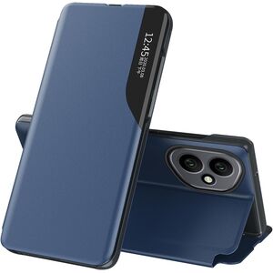 Husa pentru  Honor 400 tip carte, Smart View, Albastru