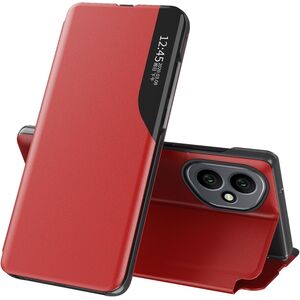 Husa pentru  Honor 400 tip carte, Smart View, Rosu