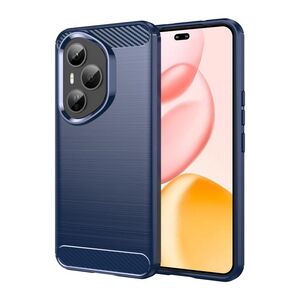Husa pentru Honor 400 Pro Carbon Liquid Silicone, Albastru