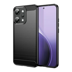 Husa pentru Oppo Reno 14 Pro 5G Carbon Liquid Silicone, Negru