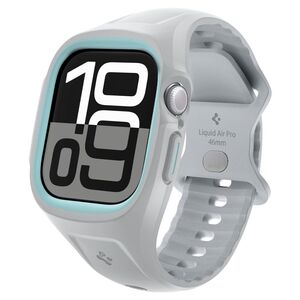 Husa pentru Apple Watch 10 46mm - Spigen Liquid Air Pro - Grey