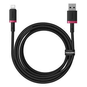 Cablu de Date USB la Lightning, 2.4A, 2m - Baseus Dura - Negru