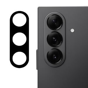 Folie de protectie camera pentru  Samsung Galaxy Z Fold 7 din sticla securizata, Full Cover, Rezistenta 9H, Anti-Zgârieturi, montare usoara - Negru