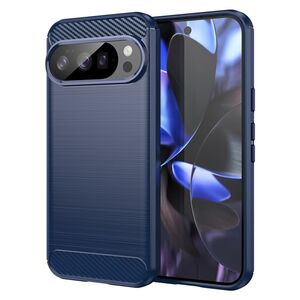 Husa pentru Google Pixel 10 / 10 Pro Carbon Liquid Silicone, Albastru