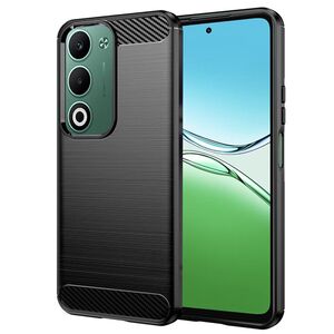 Husa pentru Oppo A5 4G, 5G / Oppo A5m Carbon Liquid Silicone, Negru
