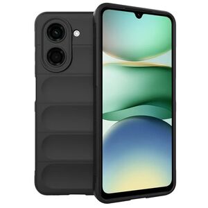 Husa pentru  Xiaomi Redmi A5 4G Liquid Silicone, Microfibre Lining, Non-Slip Airbag Design, Negru