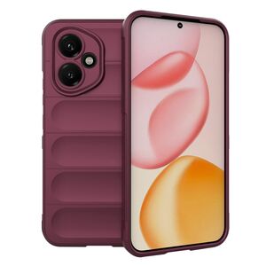 Husa pentru  Honor 400 Liquid Silicone, Microfibre Lining, Non-Slip Airbag Design, Bordeaux