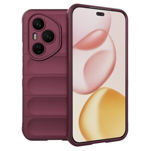Husa pentru  Honor 400 Pro Liquid Silicone, Microfibre Lining, Non-Slip Airbag Design, Bordeaux