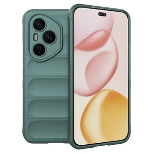Husa pentru  Honor 400 Pro Liquid Silicone, Microfibre Lining, Non-Slip Airbag Design, Verde