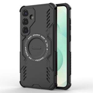 Husa pentru  Samsung Galaxy S25+ TitanGuard MagGrip Ultra-Rezistenta cu Protectie Camera, Colturi Ranforsate si Compatibilitate MagSafe - Negru