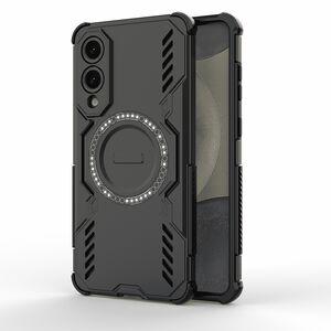 Husa pentru  Samsung Galaxy S25 Edge TitanGuard MagGrip Ultra-Rezistenta cu Protectie Camera, Colturi Ranforsate si Compatibilitate MagSafe - Negru