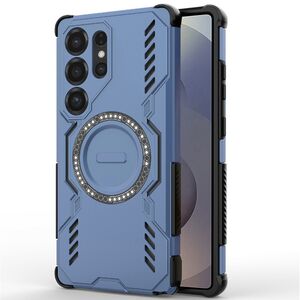 Husa pentru  Samsung Galaxy S25 Ultra TitanGuard MagGrip Ultra-Rezistenta cu Protectie Camera, Colturi Ranforsate si Compatibilitate MagSafe - Albastru
