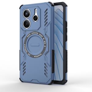 Husa pentru  Xiaomi Redmi Note 14 5G TitanGuard MagGrip Ultra-Rezistenta cu Protectie Camera, Colturi Ranforsate si Compatibilitate MagSafe - Albastru
