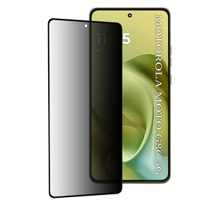 Folie sticla pentru  Motorola Moto G86 111D Privacy Full Glue, negru