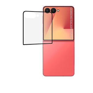 Folie din sticla pentru Samsung Galaxy Z Flip 7 pentru ecranul exterior, Tempered Glass 111D Full Cover, margini negre