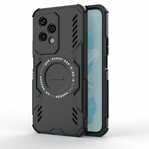 Husa pentru  Honor 200 Lite TitanGuard MagGrip Ultra-Rezistenta cu Protectie Camera, Colturi Ranforsate si Compatibilitate MagSafe - Negru