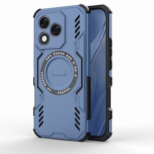 Husa pentru  Honor 400 Lite TitanGuard MagGrip Ultra-Rezistenta cu Protectie Camera, Colturi Ranforsate si Compatibilitate MagSafe - Albastru