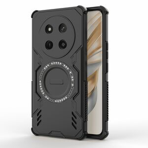 Husa pentru  Honor Magic 7 Lite TitanGuard MagGrip Ultra-Rezistenta cu Protectie Camera, Colturi Ranforsate si Compatibilitate MagSafe - Negru