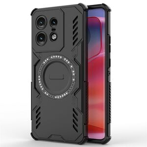 Husa pentru  Motorola Edge 50 Pro TitanGuard MagGrip Ultra-Rezistenta cu Protectie Camera, Colturi Ranforsate si Compatibilitate MagSafe - Negru