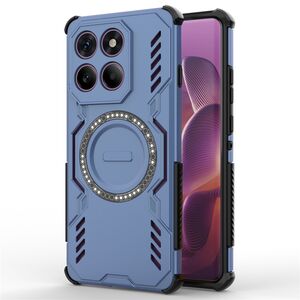 Husa pentru  Motorola Edge 60 Pro TitanGuard MagGrip Ultra-Rezistenta cu Protectie Camera, Colturi Ranforsate si Compatibilitate MagSafe - Albastru