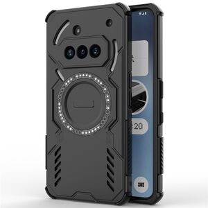 Husa pentru  Nothing Phone (3a) TitanGuard MagGrip Ultra-Rezistenta cu Protectie Camera, Colturi Ranforsate si Compatibilitate MagSafe - Negru