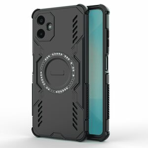 Husa pentru  Samsung Galaxy A06 TitanGuard MagGrip Ultra-Rezistenta cu Protectie Camera, Colturi Ranforsate si Compatibilitate MagSafe - Negru