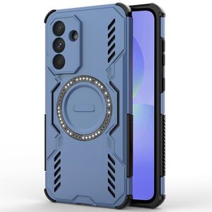Husa pentru  Samsung Galaxy A36 TitanGuard MagGrip Ultra-Rezistenta cu Protectie Camera, Colturi Ranforsate si Compatibilitate MagSafe - Albastru