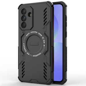 Husa pentru  Samsung Galaxy A36 TitanGuard MagGrip Ultra-Rezistenta cu Protectie Camera, Colturi Ranforsate si Compatibilitate MagSafe - Negru