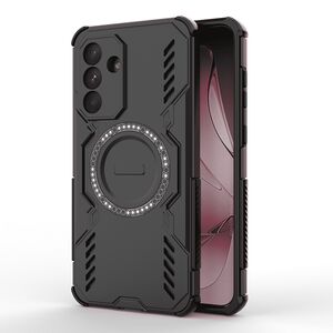 Husa pentru  Samsung Galaxy A56 TitanGuard MagGrip Ultra-Rezistenta cu Protectie Camera, Colturi Ranforsate si Compatibilitate MagSafe - Negru
