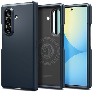 Husa pentru Samsung Galaxy Z Fold 7 - Spigen Tough Armor Pro MagSafe - Metal Slate