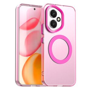 Husa premium pentru  Honor 400 VivaShell Fusion compatibila MagSafe, Anti-Shock - Protectie Avansata Display & Camera - Design Slim și Elegant - Roz