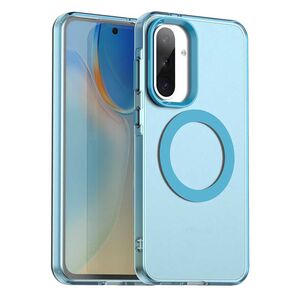 Husa premium pentru  Samsung Galaxy A56 VivaShell Fusion compatibila MagSafe, Anti-Shock - Protectie Avansata Display & Camera - Design Slim și Elegant - Albastru