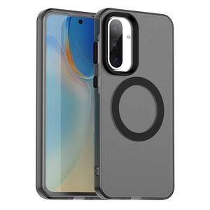 Husa premium pentru  Samsung Galaxy A56 VivaShell Fusion compatibila MagSafe, Anti-Shock - Protectie Avansata Display & Camera - Design Slim și Elegant - Negru